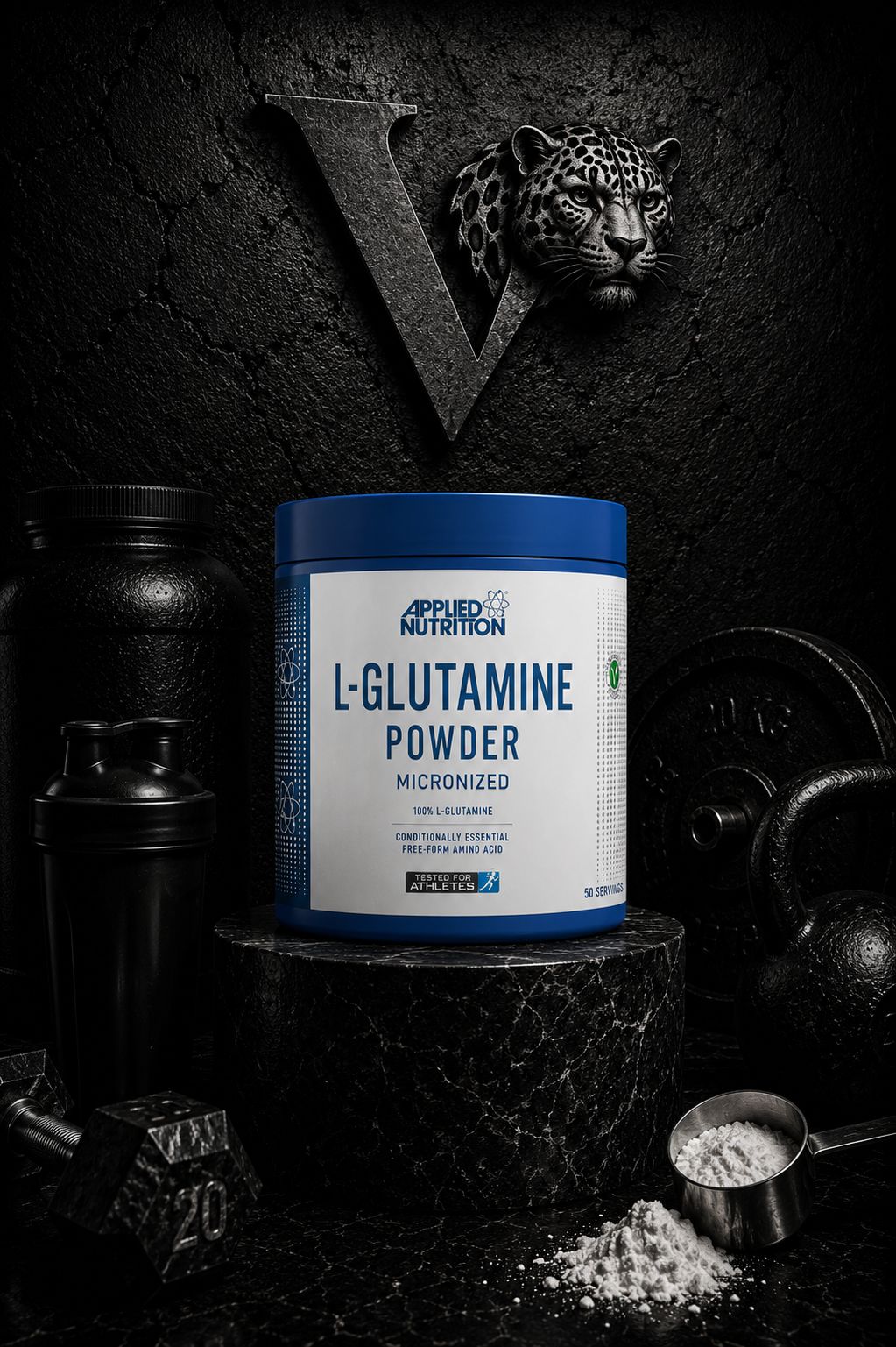 Applied Nutrition Micronized L-Glutamine Powder (250g)