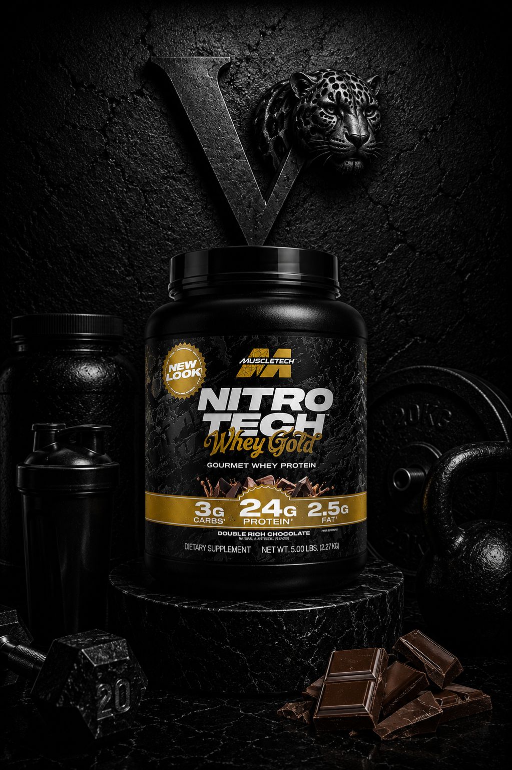 MuscleTech Nitro-Tech Whey Gold (5lbs)