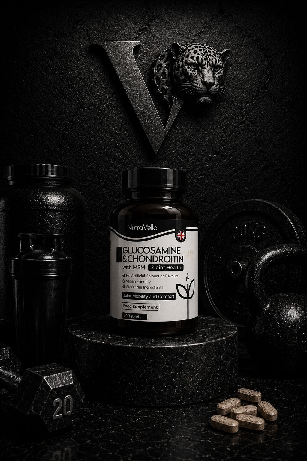 NutraVella Glucosamine-Chondroitin (90 Tablets)