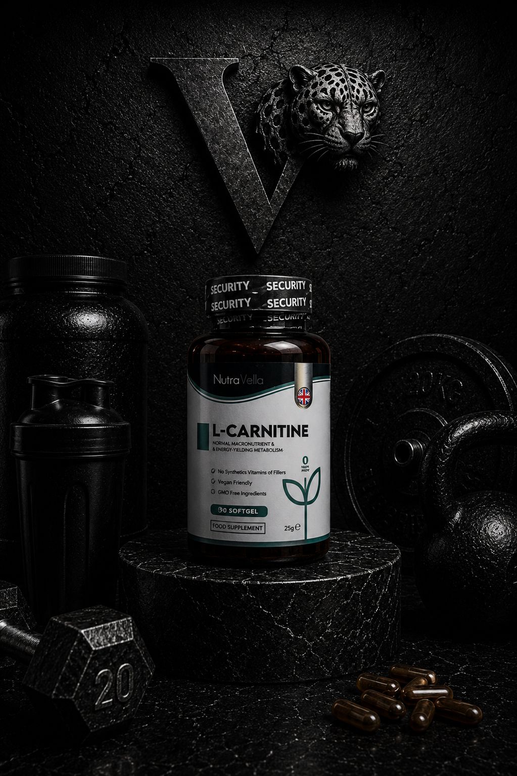NutraVella L-Carnitine (25g)